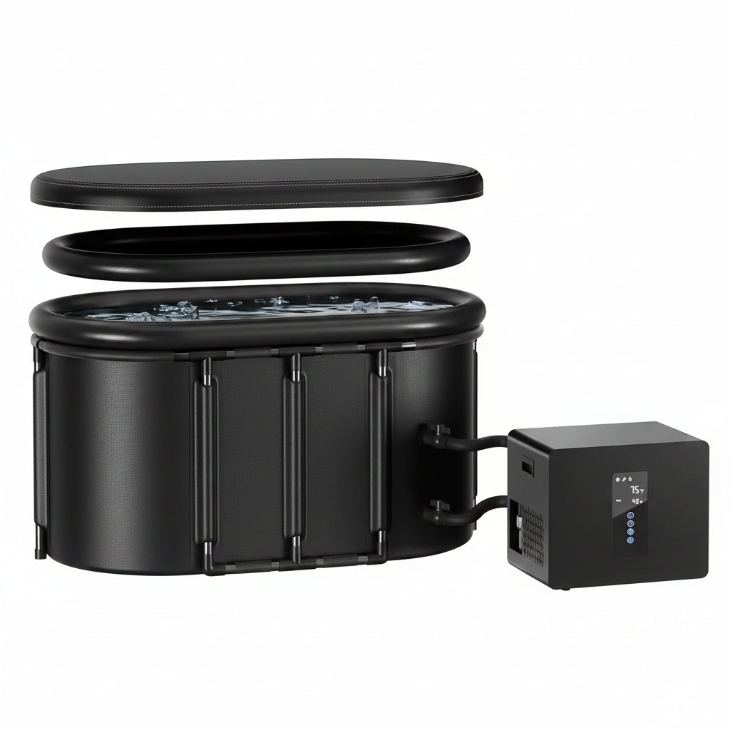 1/3HP Ice Bath Chiller & 148Gal Cold Plunge Tub Bundle