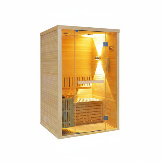 Steam Sauna 2-3 Person Traditional Sauna with 3KW/240V Stove Heater